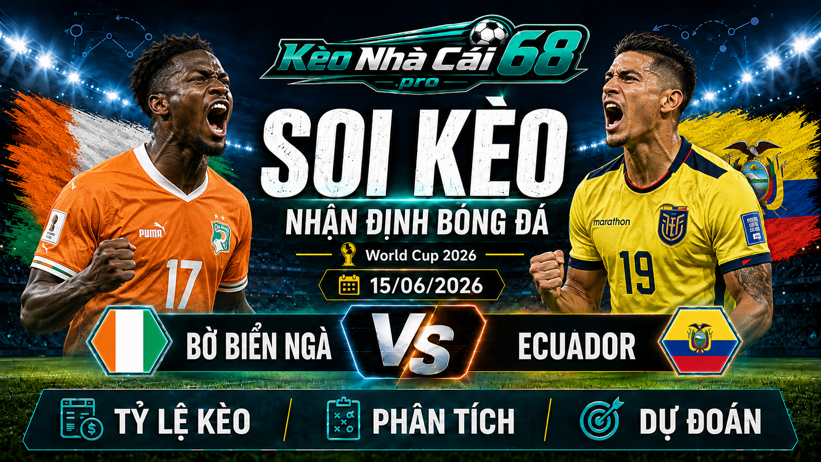 Đội hình dự kiến trước trận Bờ Biển Ngà vs Ecuador Đội hình dự kiến trước trận Bờ Biển Ngà vs Ecuador