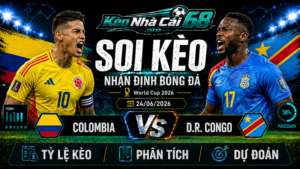 Đội hình dự kiến trước trận Colombia vs D.R. Congo