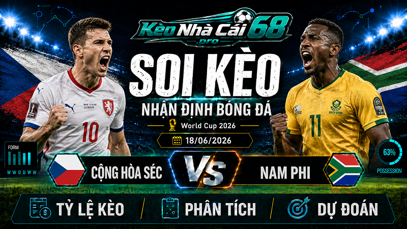 Đội hình dự kiến trước trận Cộng hòa Séc vs Nam Phi Đội hình dự kiến trước trận Cộng hòa Séc vs Nam Phi