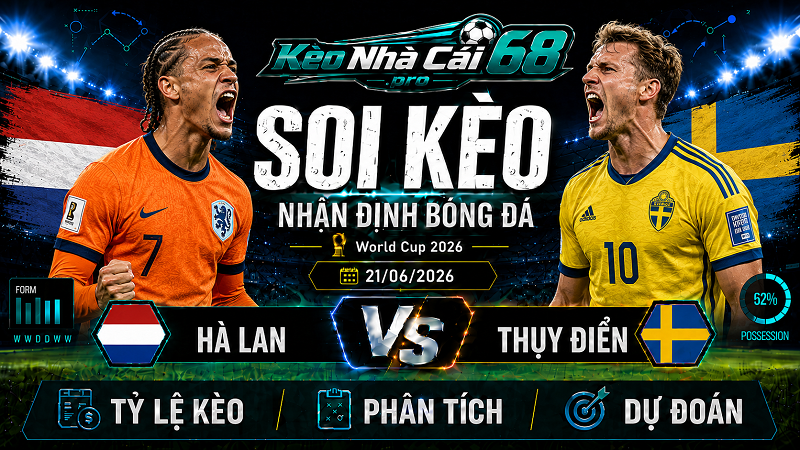 Đội hình dự kiến trước trận Hà Lan vs Thụy Điển