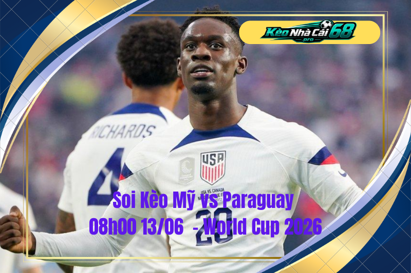 Đội hình dự kiến trước trận Mỹ vs Paraguay