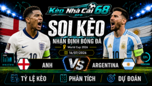 Đội hình dự kiến trước trận Anh vs Argentina
